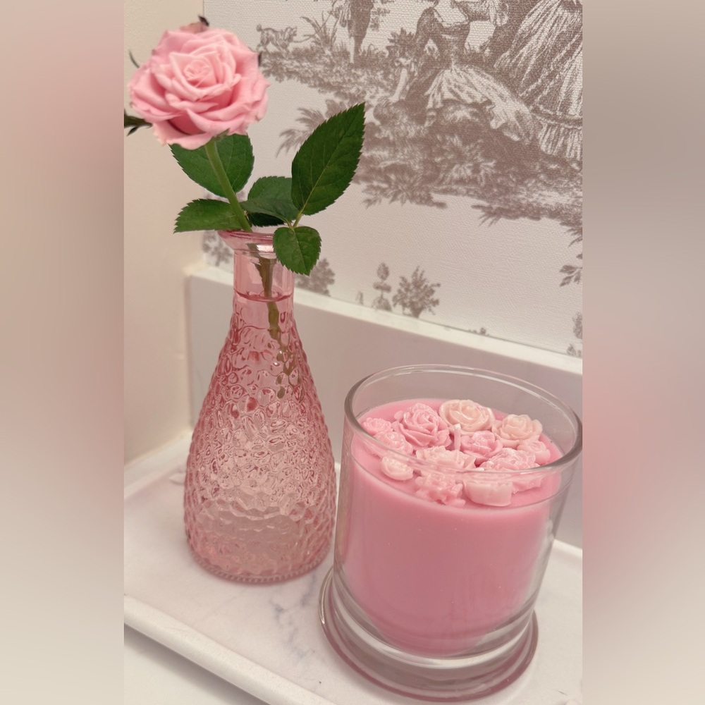 Soft Rose Candle